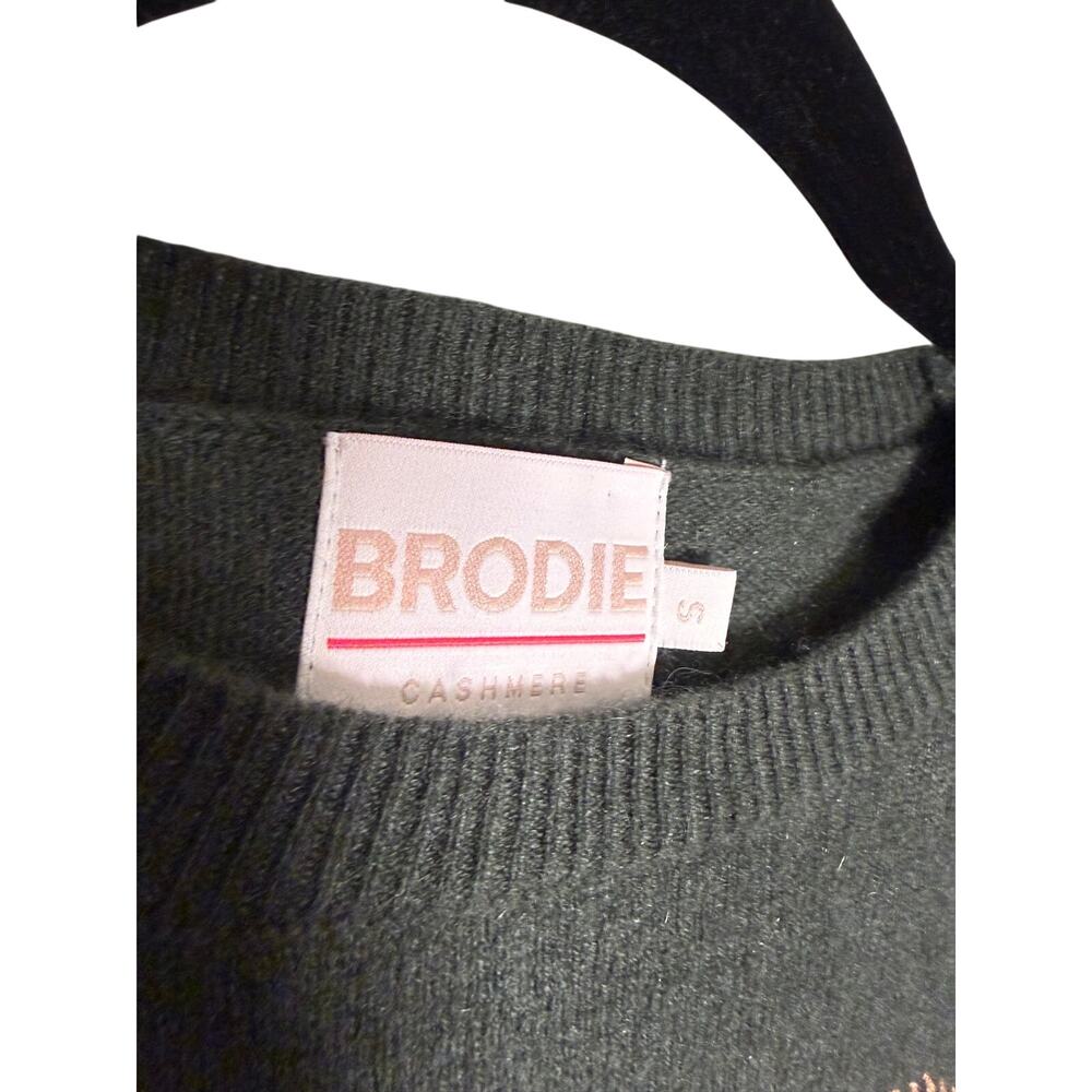 Brodie Cashmere Tiger Sweater Women's Sz. S - Picture 3 of 4